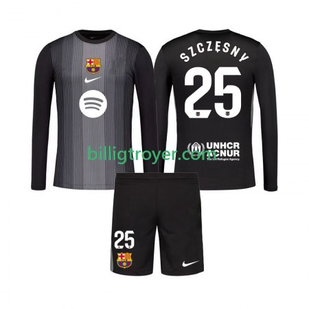 Billige Fotballdrakter FC Barcelona Szczesny 25 Keeper Barn Tredjedraktsett 2025/26 Langermet